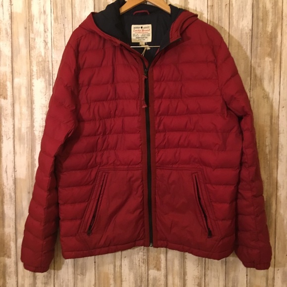 Lucky Brand Jackets & Blazers - Lucky Brand Puffer Red Jacket